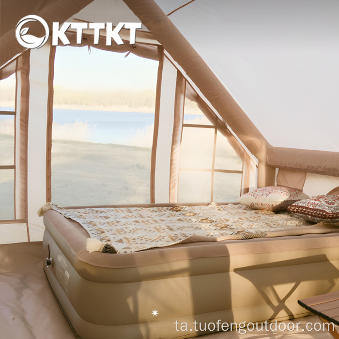 20 கிலோ வெள்ளை வெளிப்புற முகாம் பெரிய ஊதப்பட்ட கூடாரம்